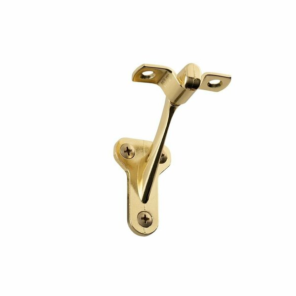 Pamex Heavy Duty Handrail Bracket Bright Brass Finish DD0311PB